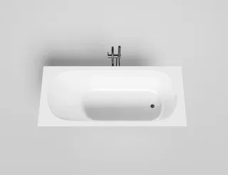 Ванна из искусственного камня Salini Ornella S-Sense 102311GRH 170x75см RAL снаружи